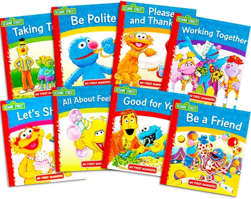 Sesame Street Manners Books Toddlers